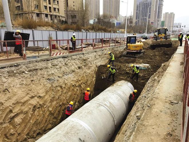蘭州市 爭分奪秒 攻堅克難 全力推進(jìn)城區(qū)排澇防澇重點工程建設(shè)